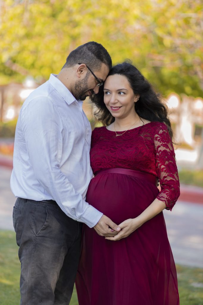 Maternity Photoshoot in dubai - Blue or pink ? Doesn't matter, you are always our cutie pie.