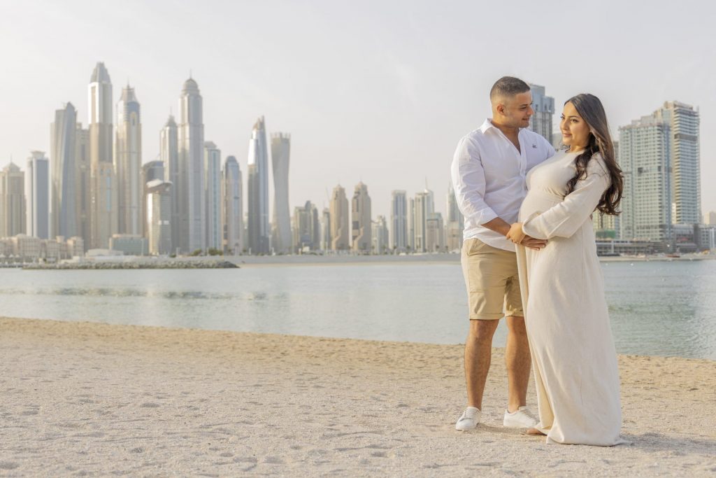 Maternity Photoshoot in dubai - Come, let's make this journey more colorful.