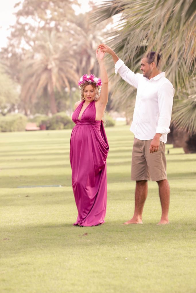 Maternity Photoshoot in dubai - Happiness is on the way