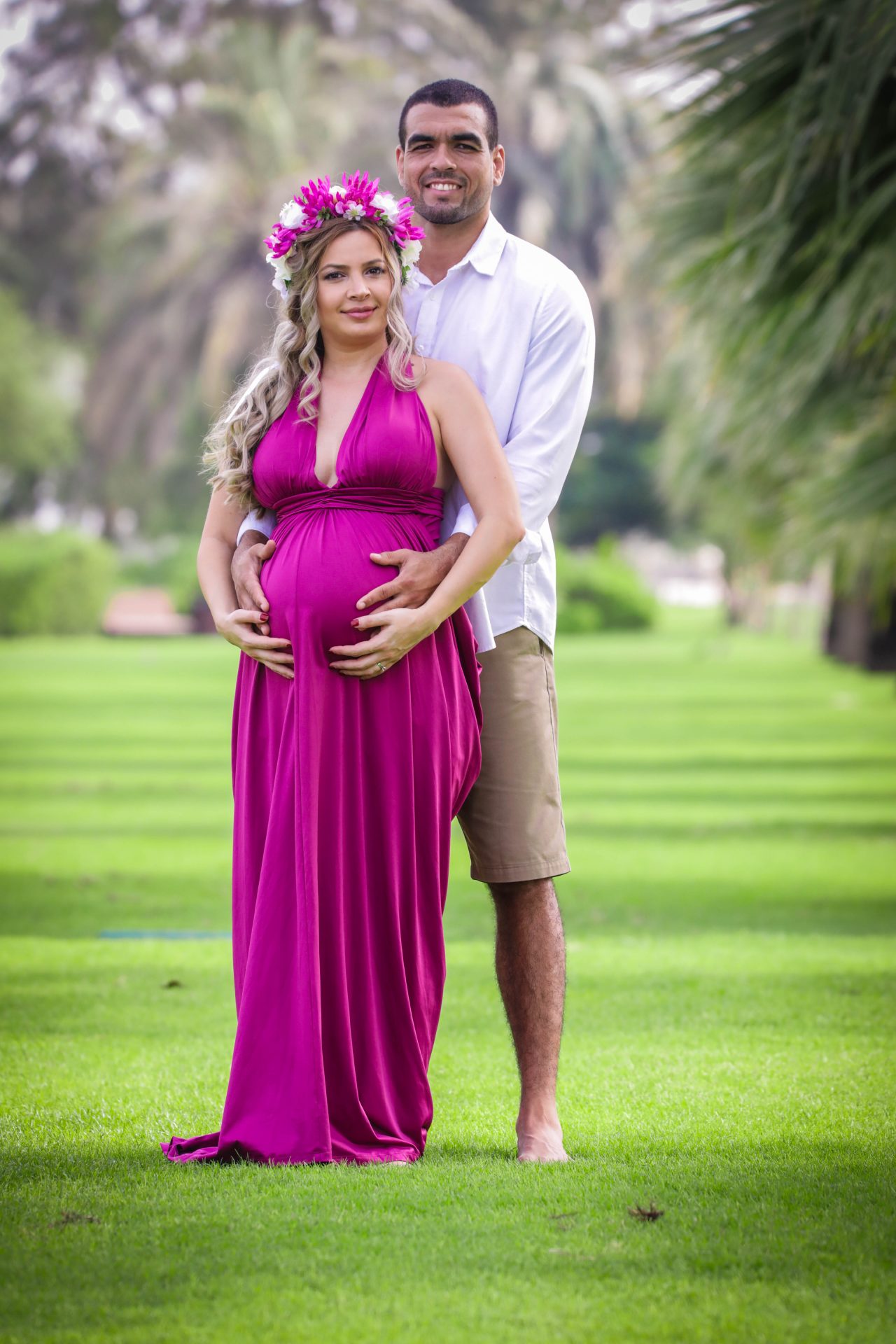 Maternity Photoshoot in dubai - Soon to be a family of three.