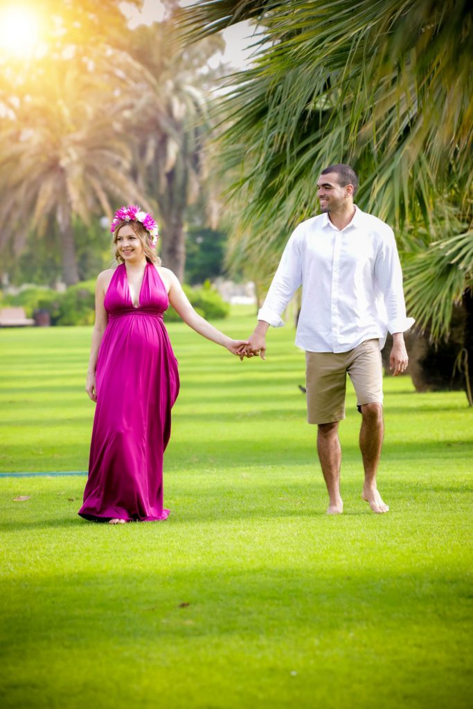 Maternity Photoshoot in dubai - Someone little is on the way to hold our hands.