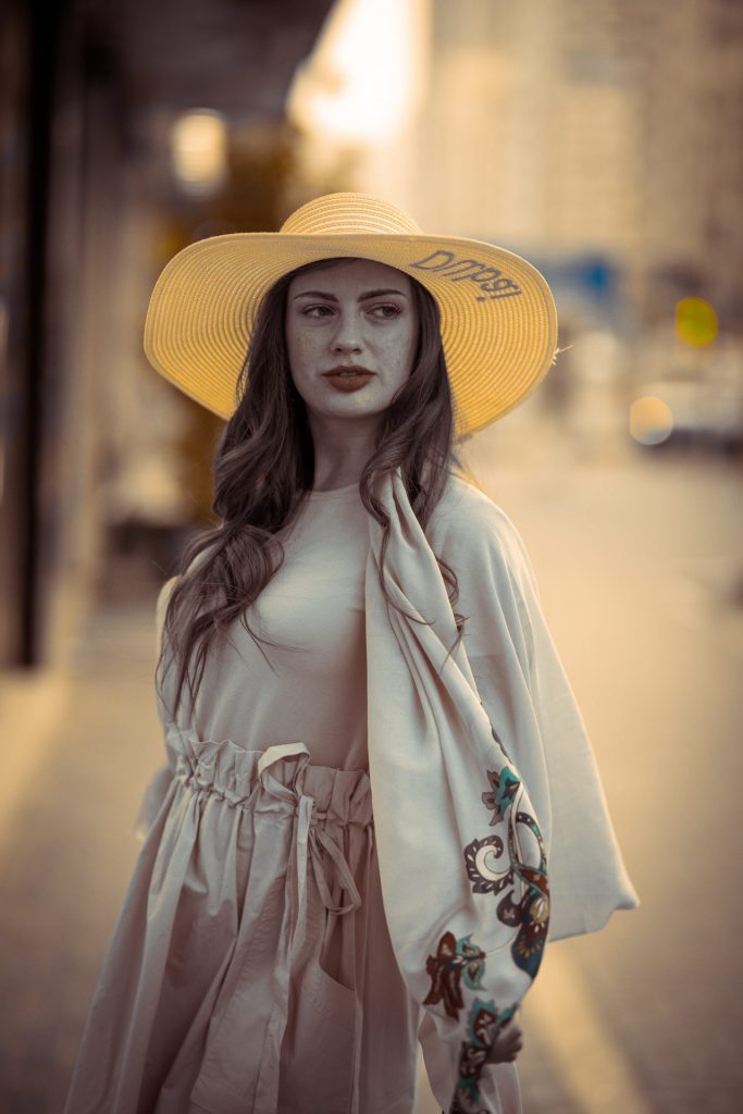 Best fashion photographer in Dubai captures stunning model in designer clothing