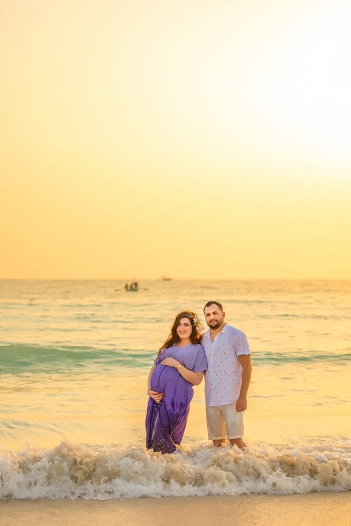 Maternity Photoshoot in dubai - You are literally a miracle for us !