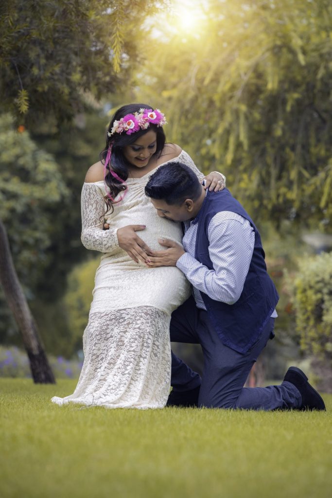 Maternity Photoshoot in dubai - How can we forget this heartwarming moment.