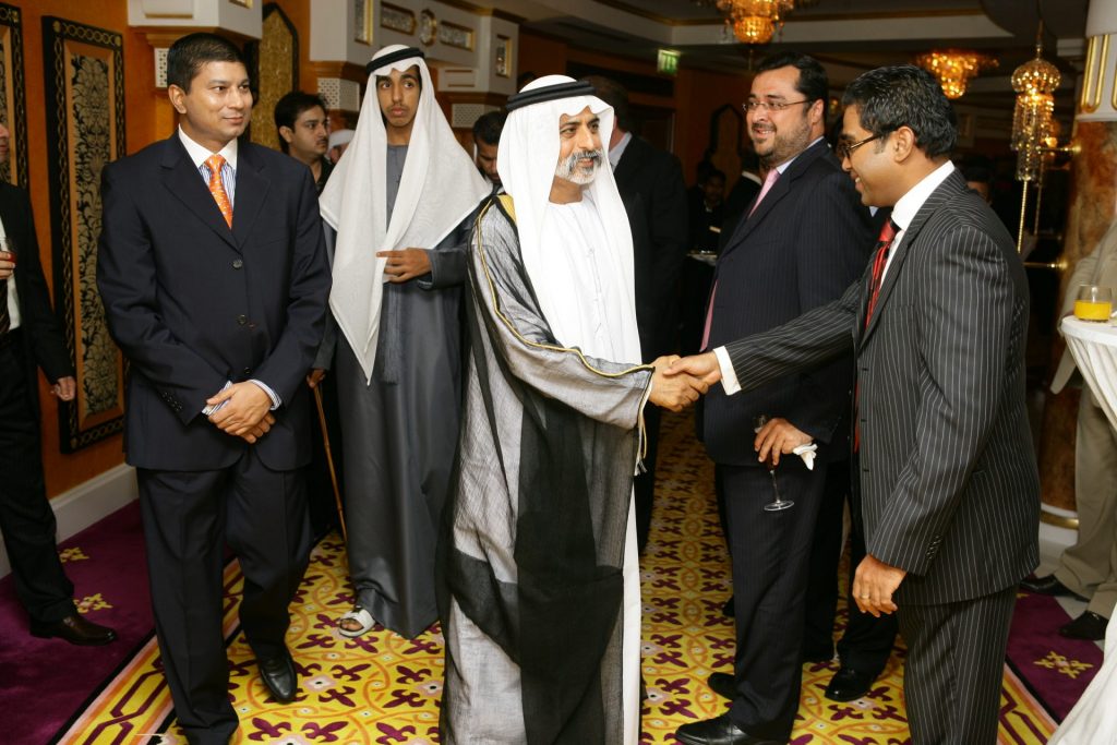 A firm, heartful handshake!